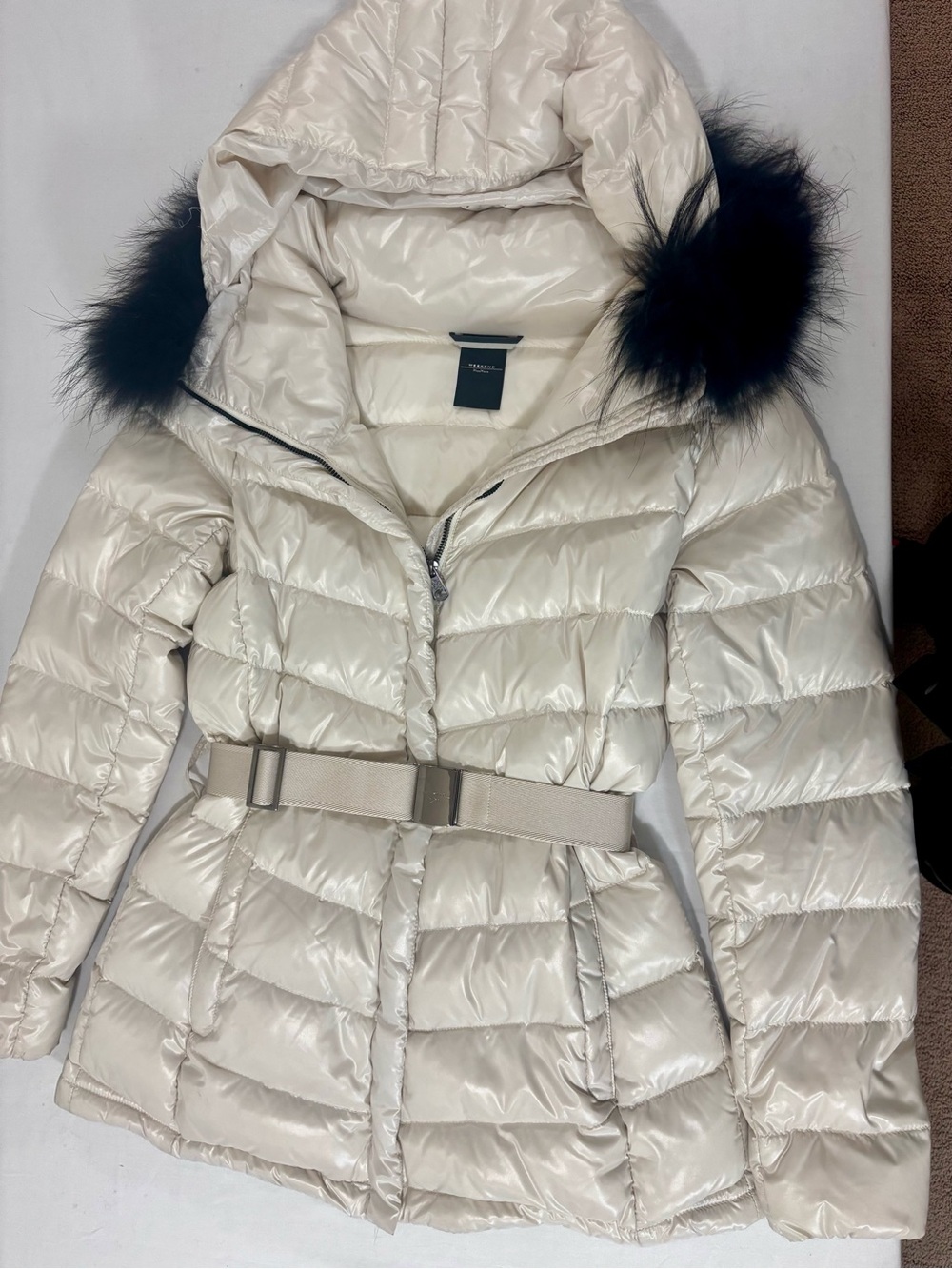 Weekend Max Mara Belted Down Puffer Coat – Size 38 / US 8 - Picture 3 of 8